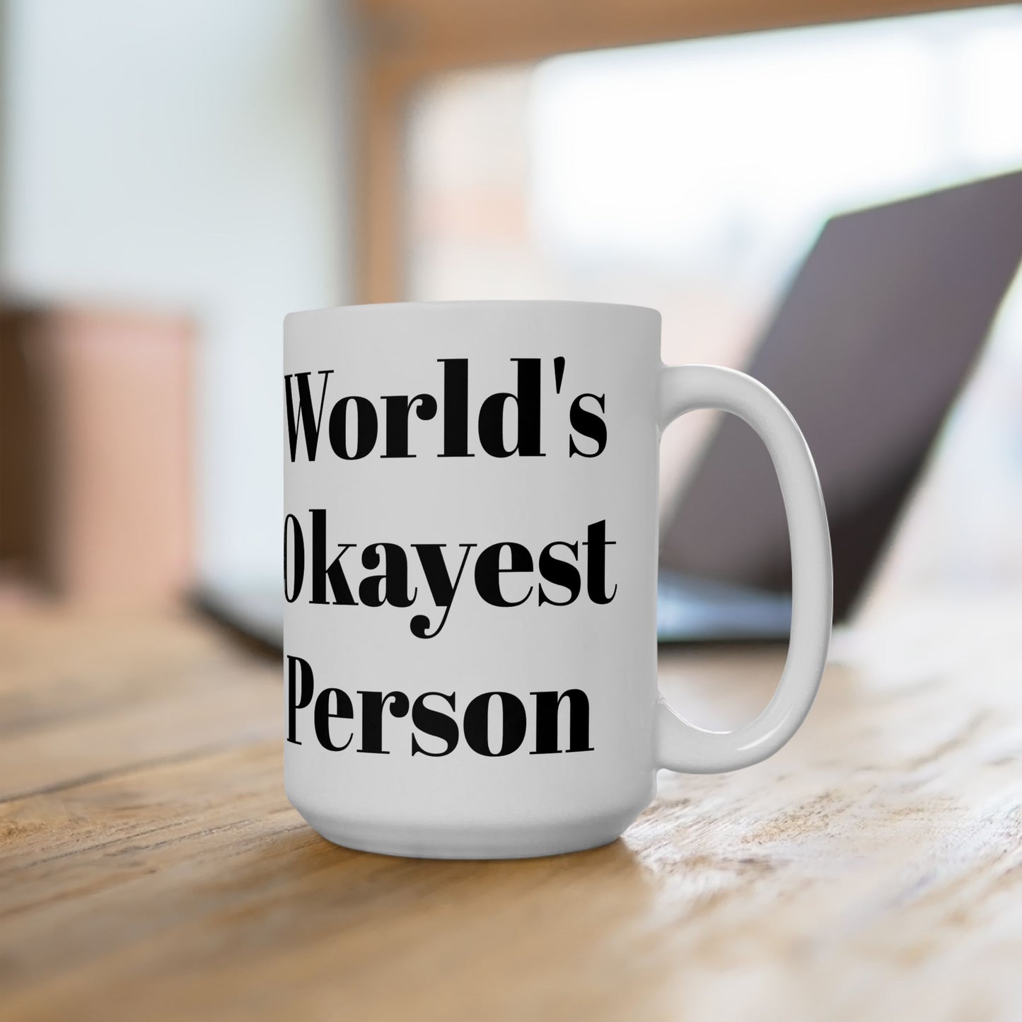 Taza de la persona más o menos del mundo