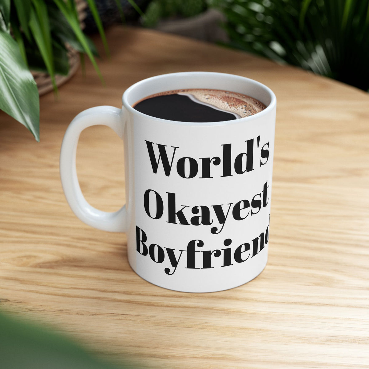 World's Okayest Boyfriend Mug