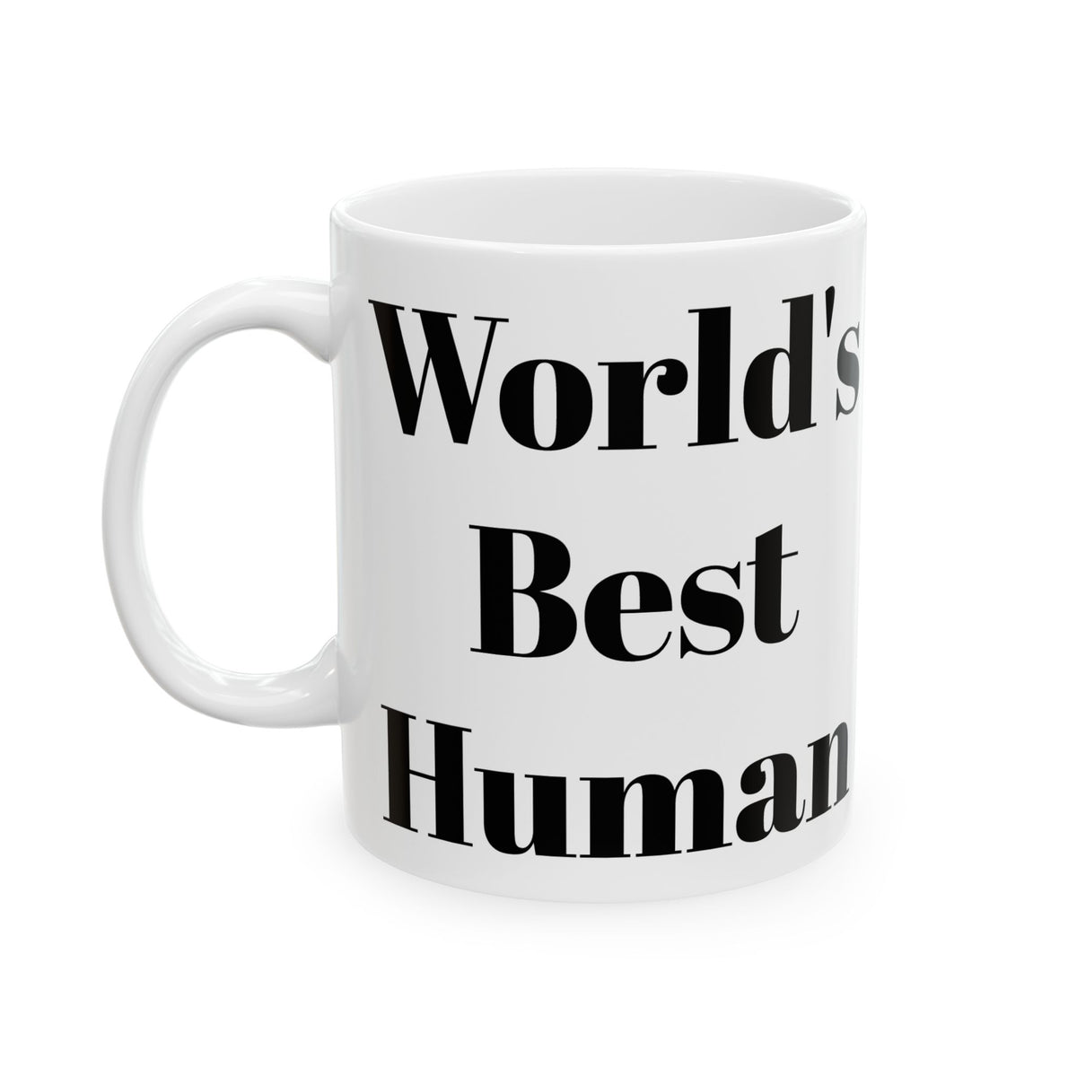 World's Best Human Mug