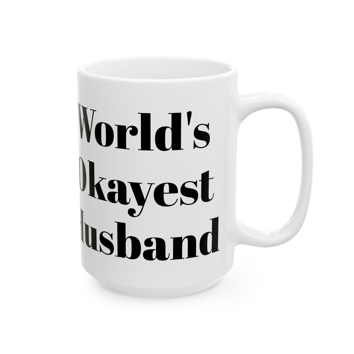 World's Okayest Husband Mug