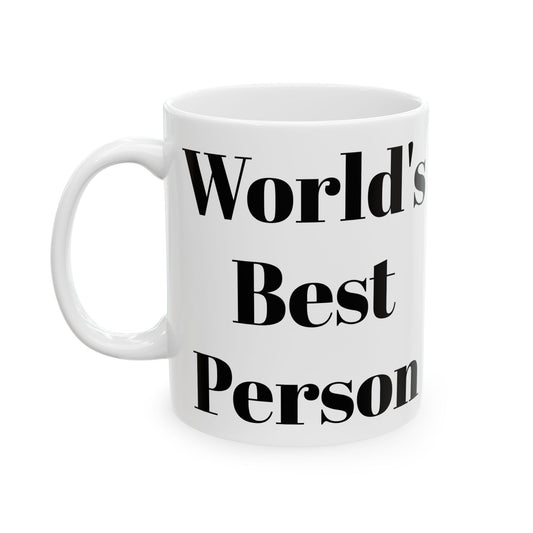 Taza de la mejor persona del mundo
