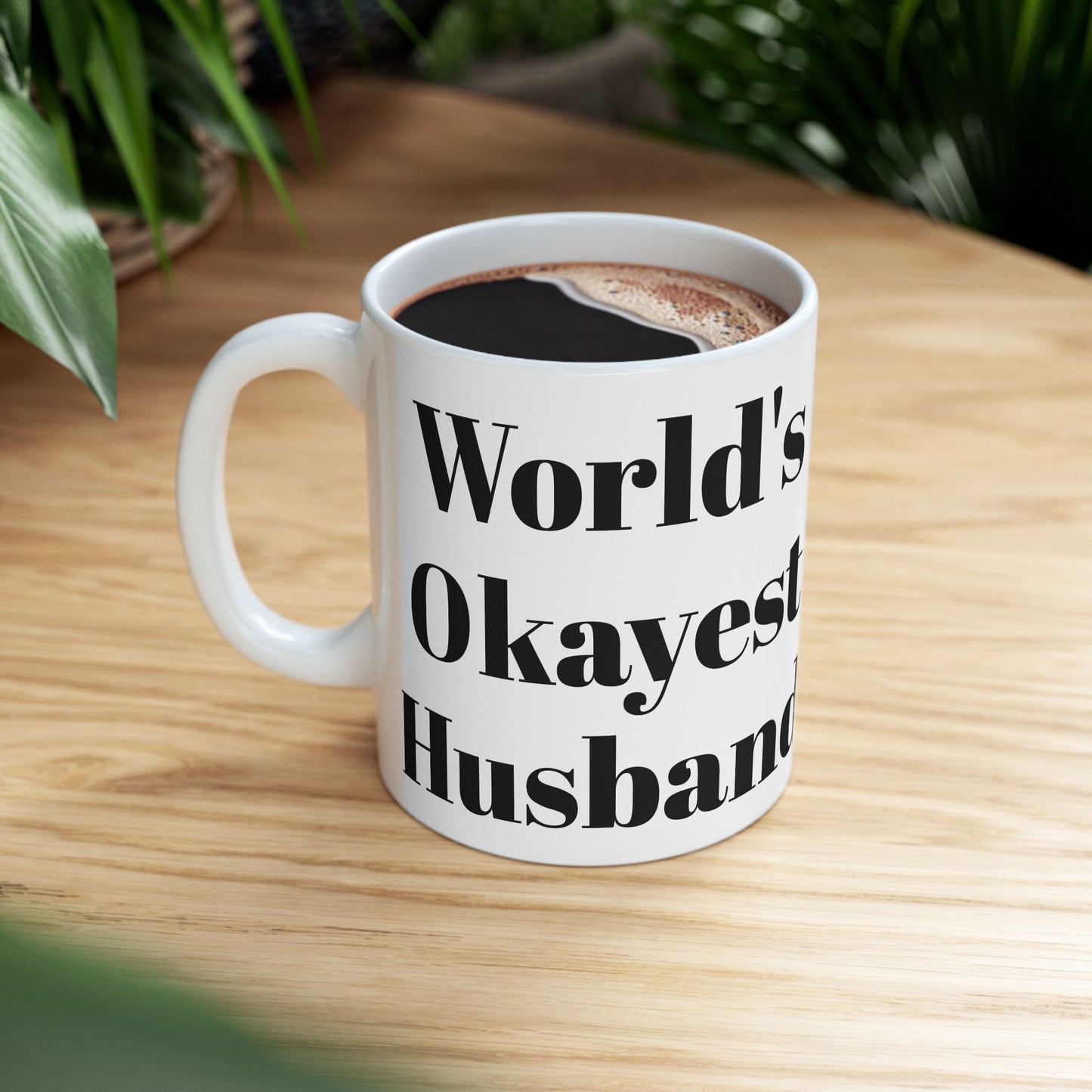 World's Okayest Husband Mug