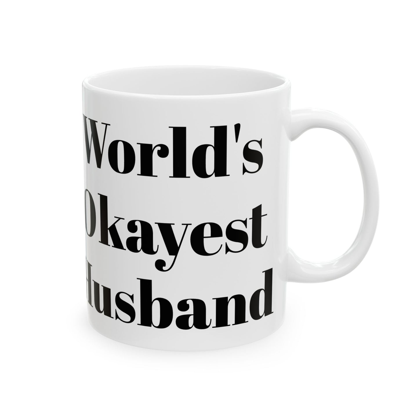 World's Okayest Husband Mug