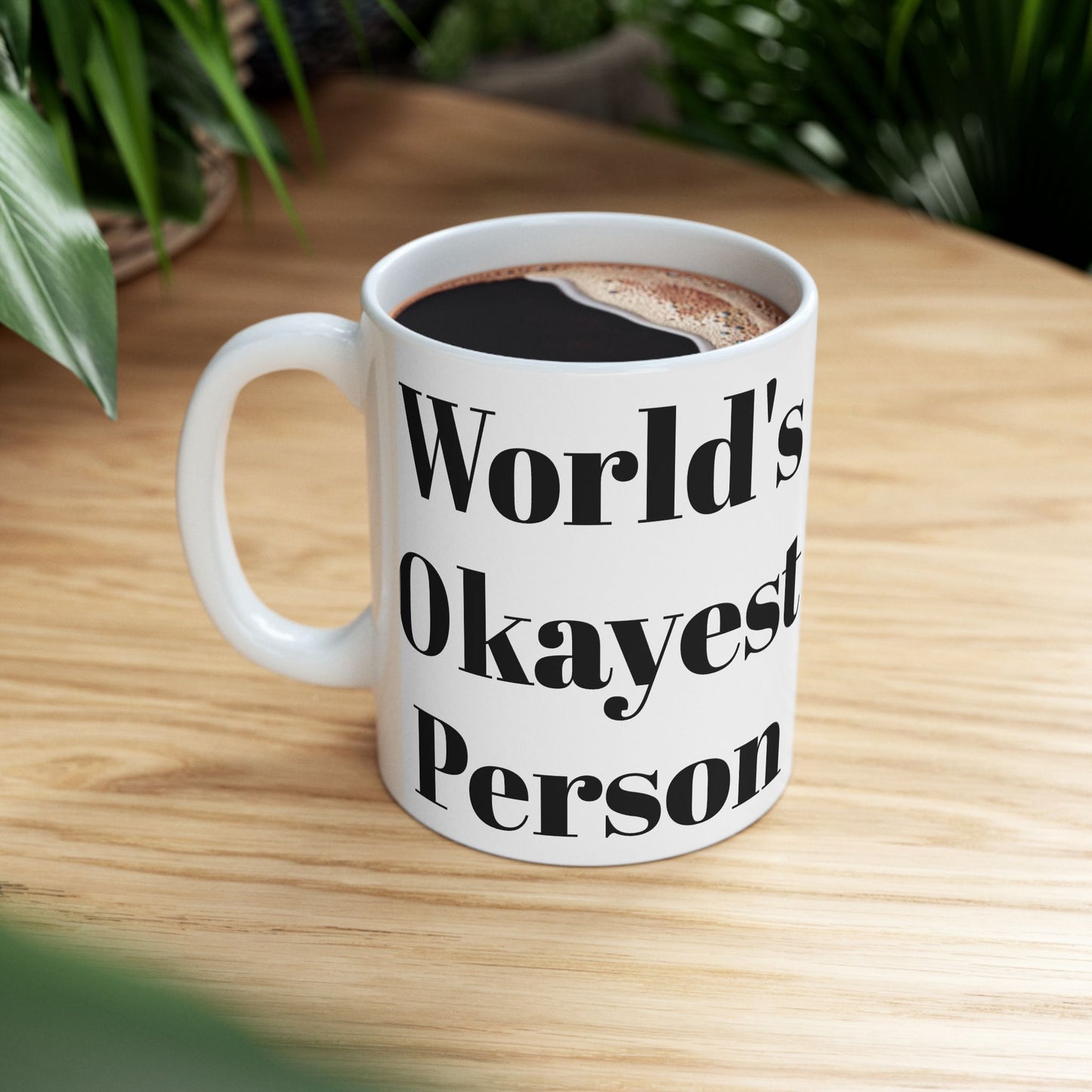 Taza de la persona más o menos del mundo