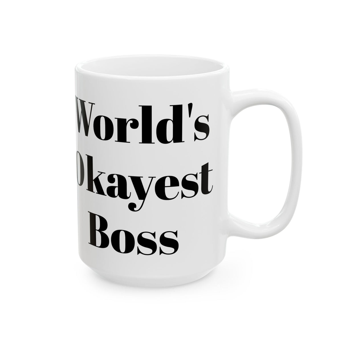 Taza del jefe más o menos bueno del mundo