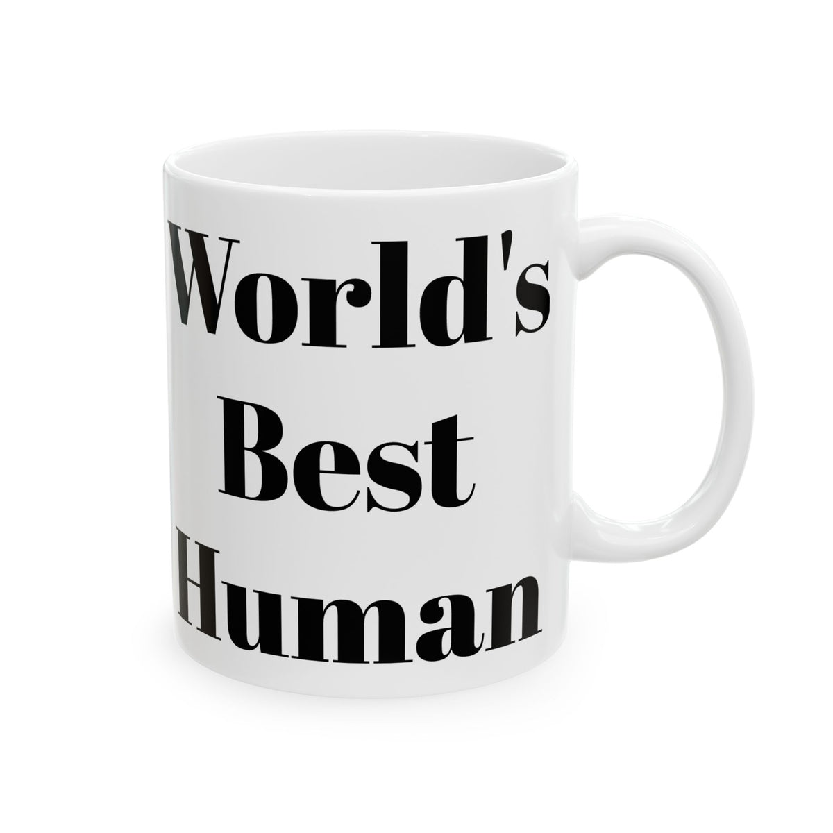 World's Best Human Mug
