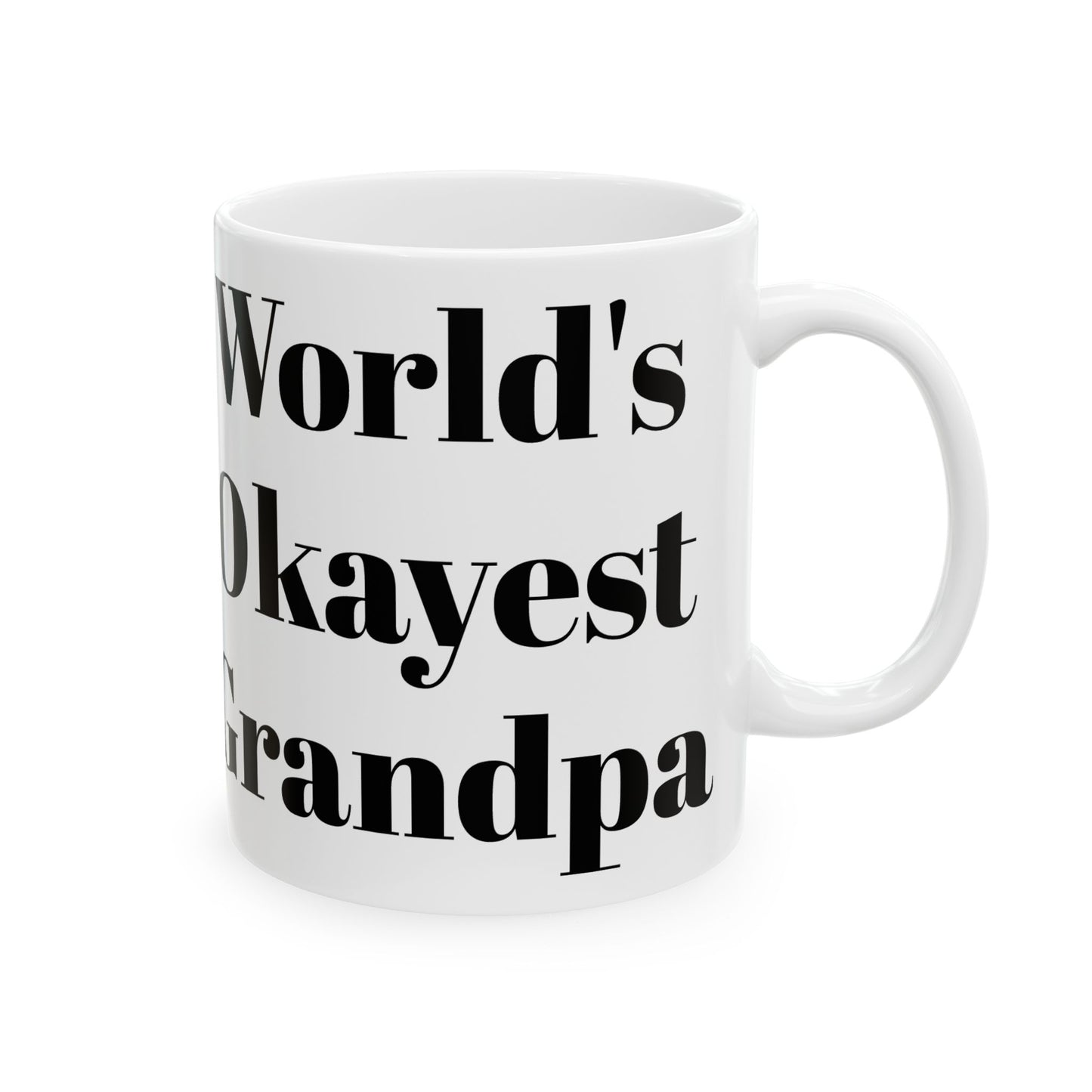 World's Okayest Grandpa Mug