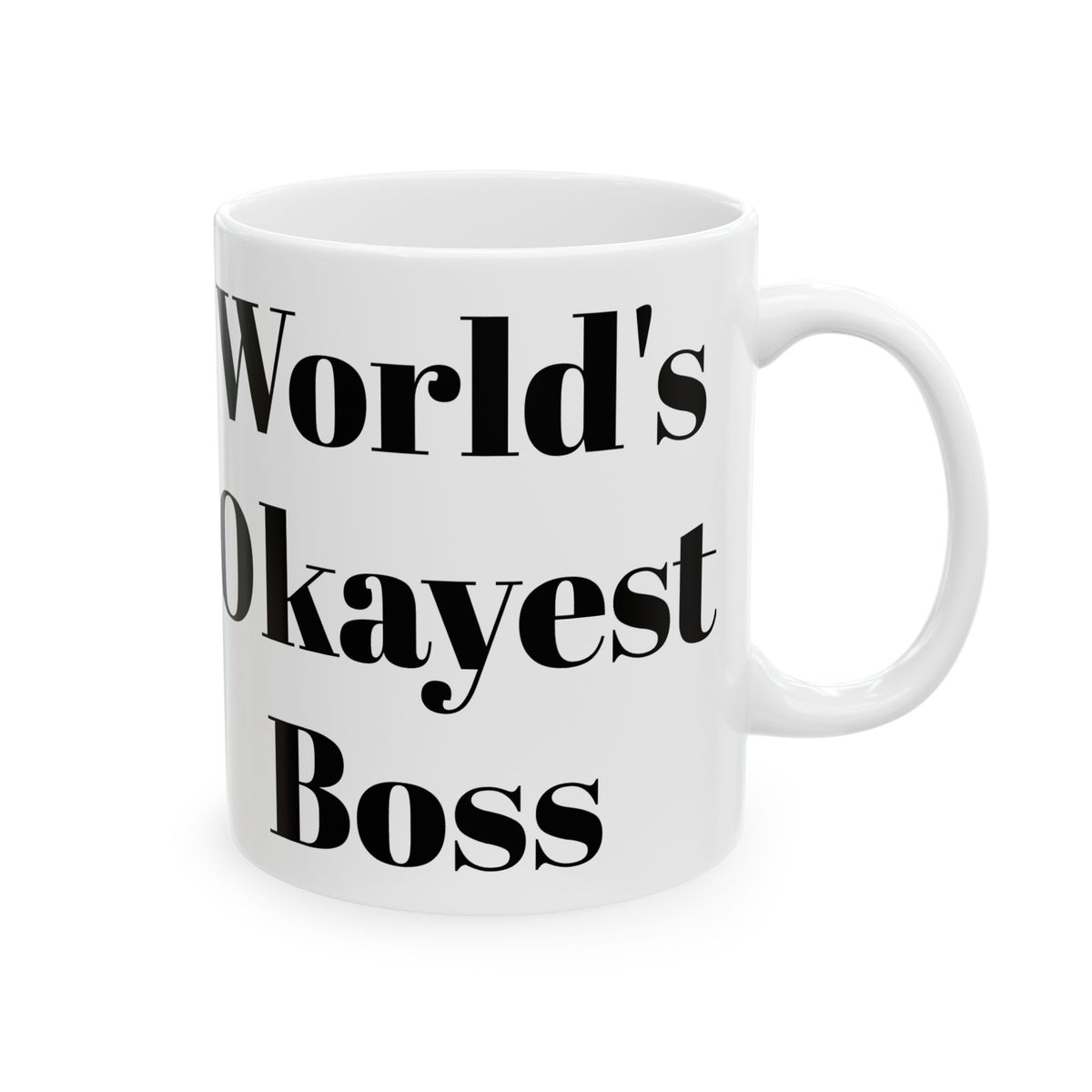 Taza del jefe más o menos bueno del mundo