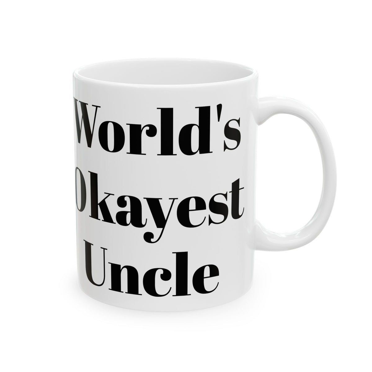 World's Okayest Uncle Mug